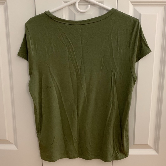 American Eagle Soft & Sexy Army Green T Shirt - Picture 2 of 5